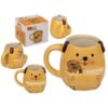 Tazza Cane In Ceramica Con Portabiscotto