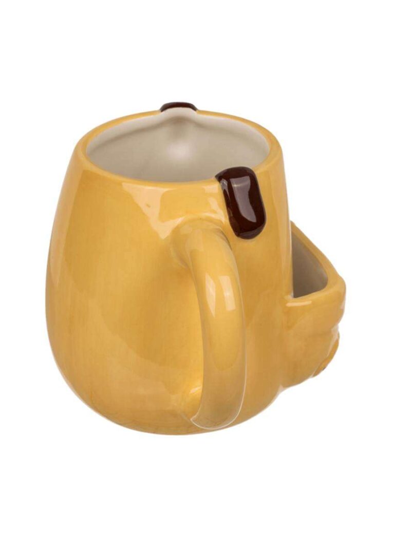 Tazza Cane In Ceramica Con Portabiscotto