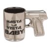 Tazza Argentata Con Manico A Pistola Hasta La Vista Baby