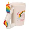 Tazza Con Manico A Forma Di Unicorno Never Stop Dreaming