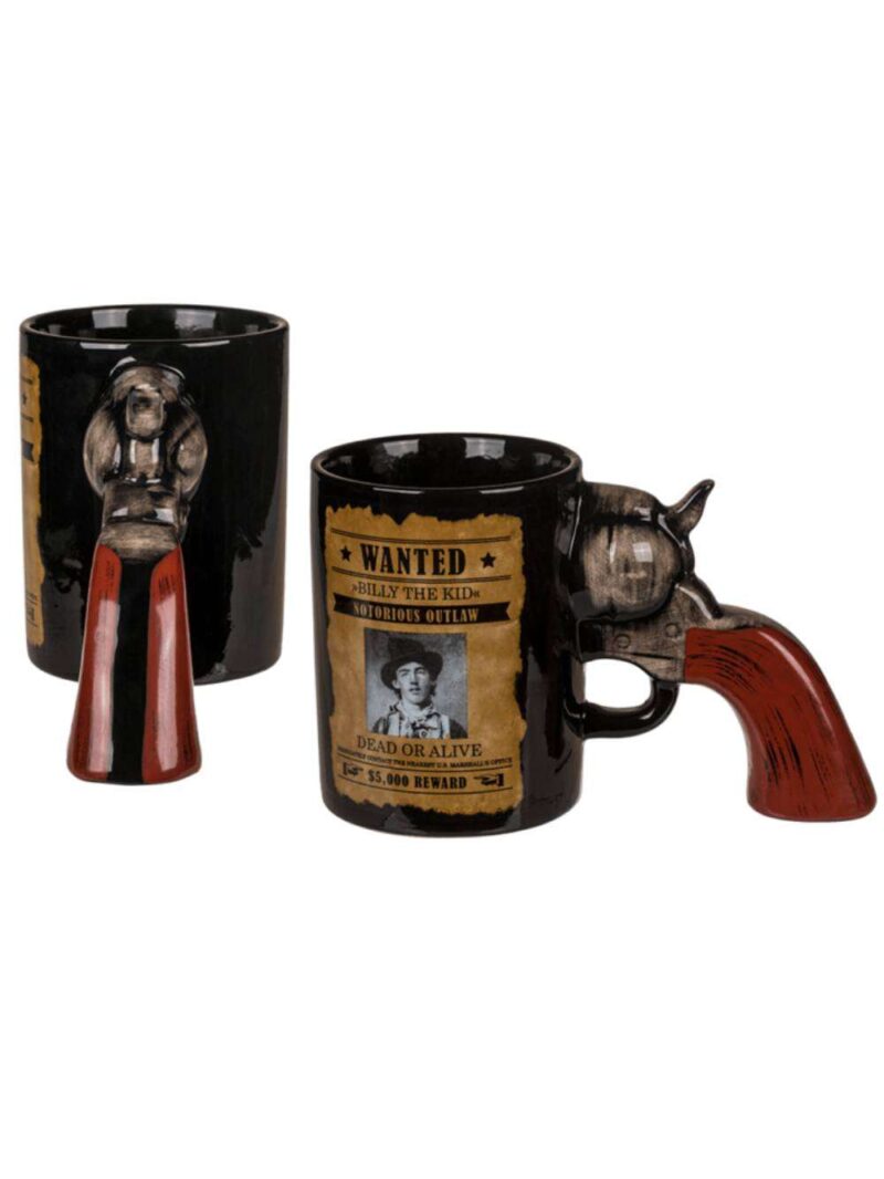 Tazza Con Manico A Pistola Design Manifesto Wanted 400 Ml