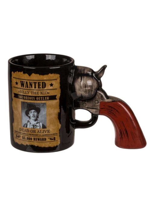 Tazza con Manico a Pistola Design Manifesto Wanted 400 ml