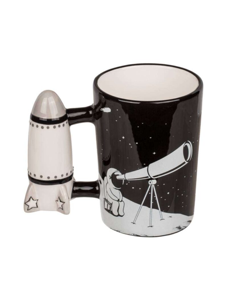 Tazza Astronauta Con Manico A Forma Di Razzo