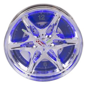 Orologio da Parete Cerchione con LED Blu