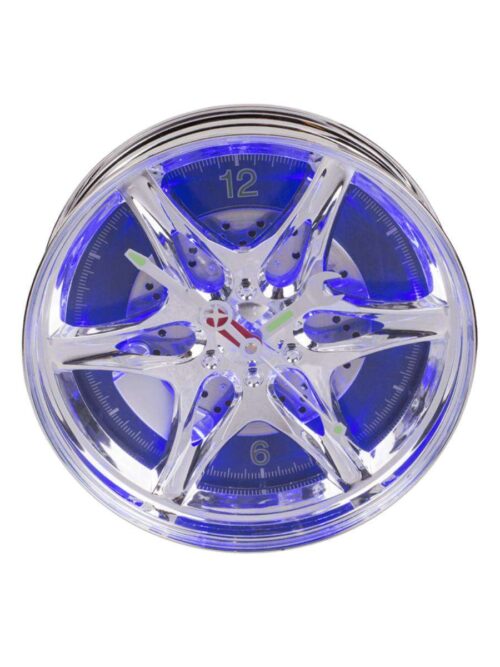 Orologio da Parete Cerchione con LED Blu