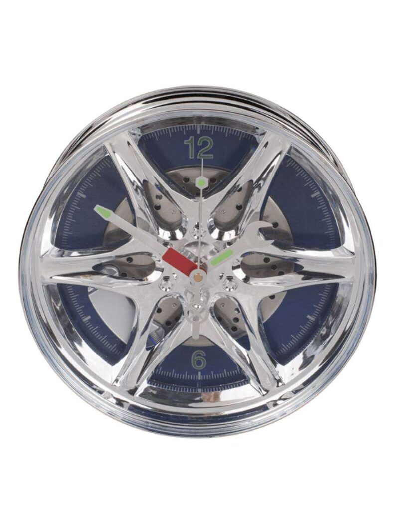 Orologio Da Parete Cerchione Con Led Blu