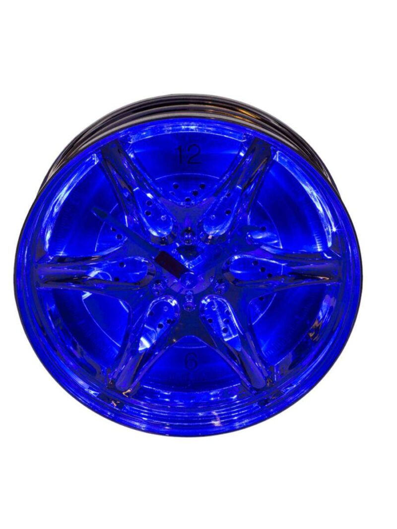 Orologio Da Parete Cerchione Con Led Blu