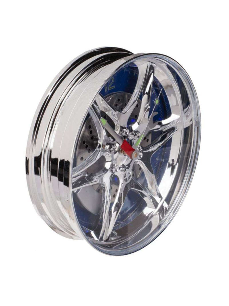 Orologio Da Parete Cerchione Con Led Blu