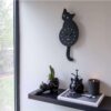 Orologio Gatto Nero Design Moderno E Originale
