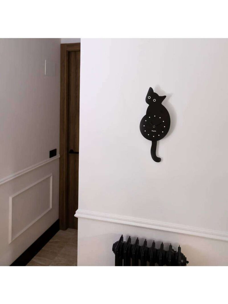 Orologio Gatto Nero Design Moderno E Originale