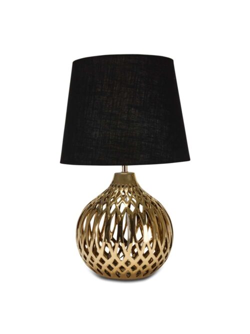 Lampada da Tavolo Sferica Oro h54 cm