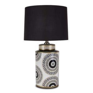 Lampada da Tavolo in Ceramica h53 cm Collezione Greek