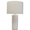 Lampada in Ceramica con Paralume Avorio h60 cm