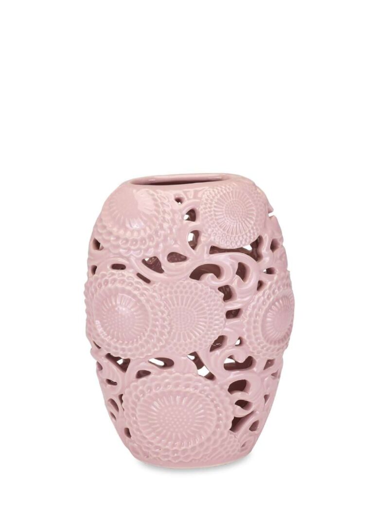 Vaso In Ceramica 20 Cm Rosa Collezione Kyoto Di Henriette