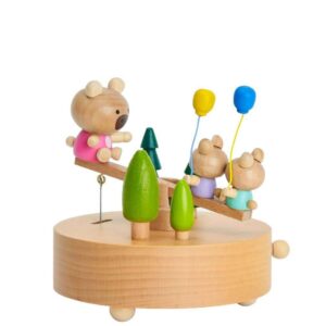 Carillon Altalena con Movimento Musicale Collezione Wood Carillon di Henriette