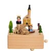 Carillon Castello con Movimento Musicale Collezione Wood Carillon di Henriette
