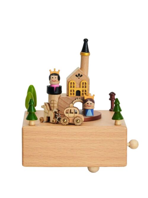 Carillon Castello con Movimento Musicale Collezione Wood Carillon di Henriette