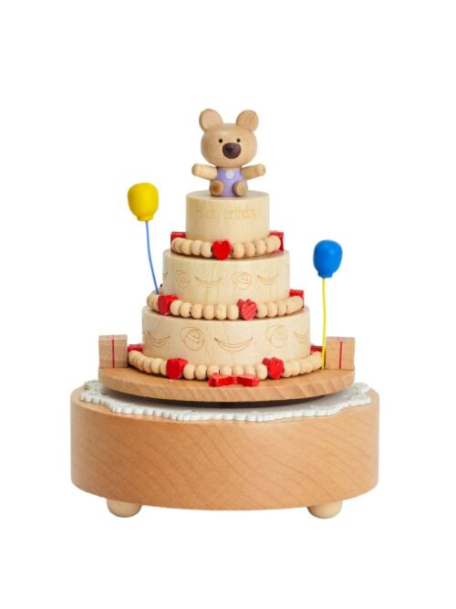 Carillon Torta con Movimento Musicale Collezione Wood Carillon di Henriette
