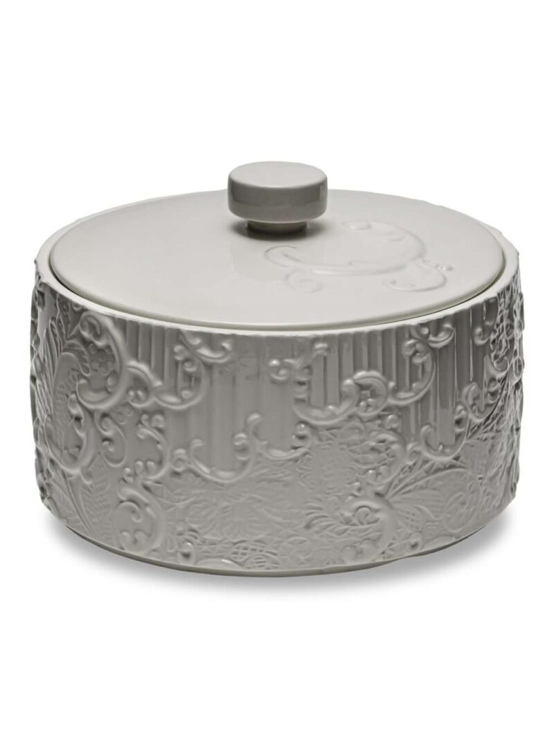 Contenitore Rotondo Ø25 Con Coperchio Collezione Dentelle Di Henriette