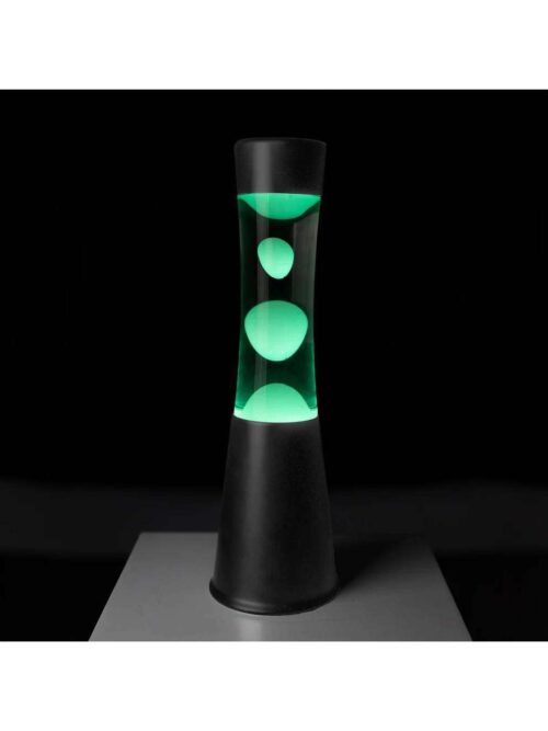 Lampada Lava LED con Base Nera 7 Colori a Scelta
