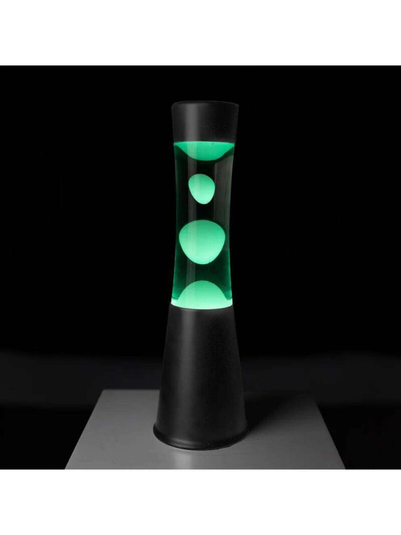 Lampada Lava Led Con Base Nera 7 Colori A Scelta