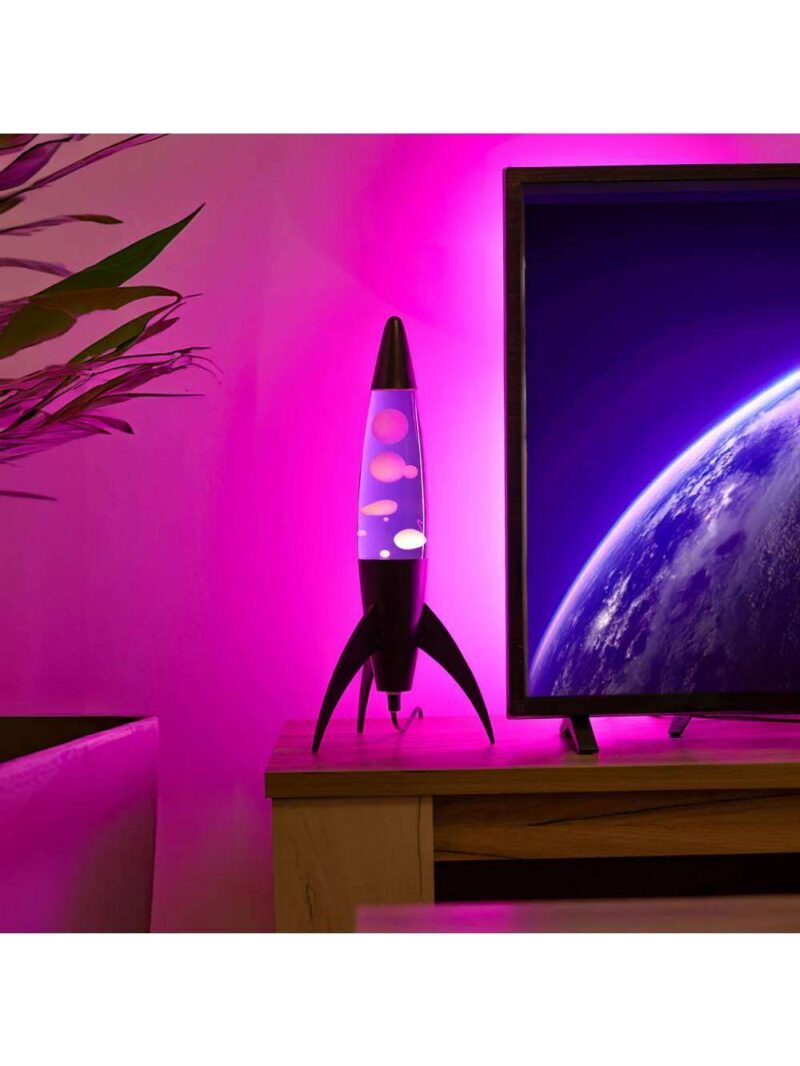 Lampada Di Lava Razzo Viola
