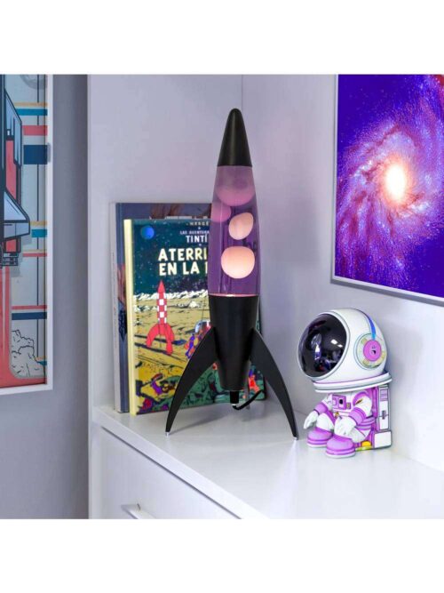 Lampada di Lava Razzo Viola