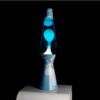 Lt1646A Lampada Di Lava Bullet Mundo Liquido Blu E Lava Bianca
