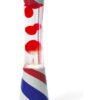 Lampada Di Lava Barber Shop Liquido Trasparente E Lava Rossa