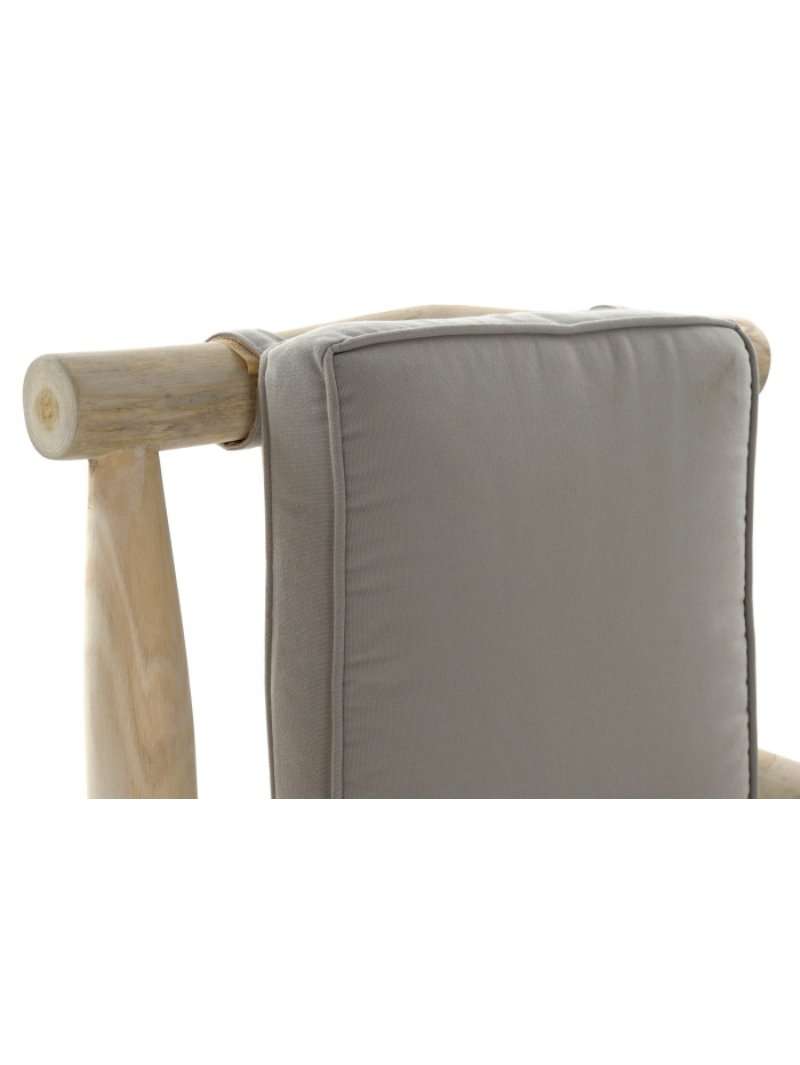 Sedia Poltrona Da Giardino In Teak Naturale