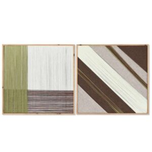 Quadro 3D in Tela di Cotone con Cornice in Legno 80x80