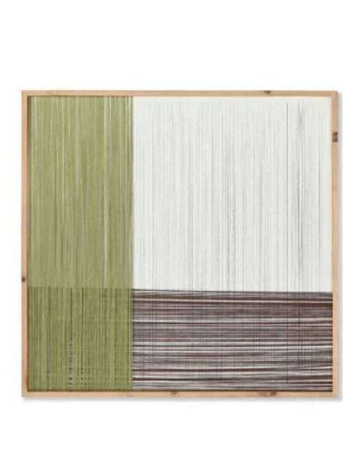 Quadro 3D in Tela di Cotone con Cornice in Legno 80x80