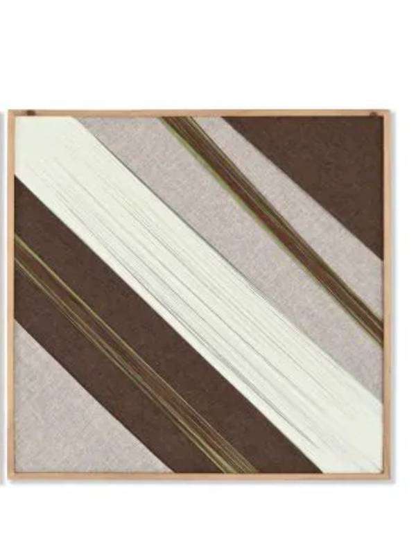 Quadro 3D In Tela Di Cotone Con Cornice In Legno 80X80