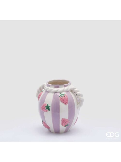 Vaso in Ceramica Fragole