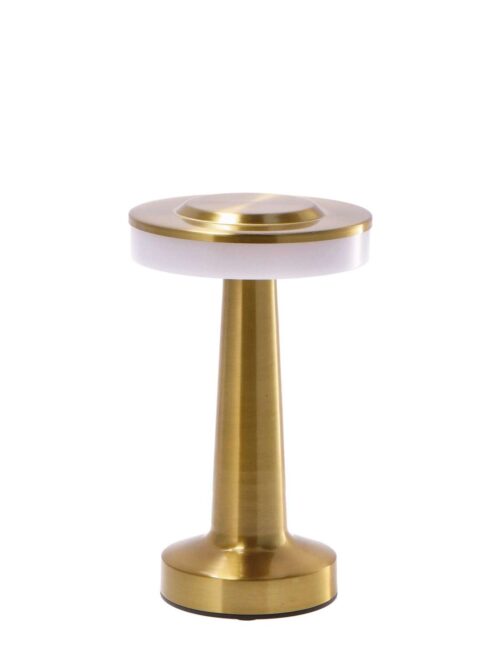Lampada da Tavolo Touch Ricaricabile Qirat Oro