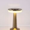 Lampada Da Tavolo Touch Ricaricabile Qirat Oro