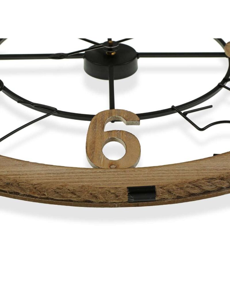 Orologio Da Parete In Legno E Corda