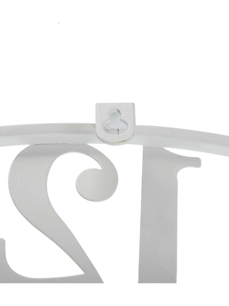 Orologio Da Parete Minimalista In Metallo Bianco