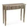 Consolle Zest Con 2 Cassetti Oro Invecchiato 90 Cm