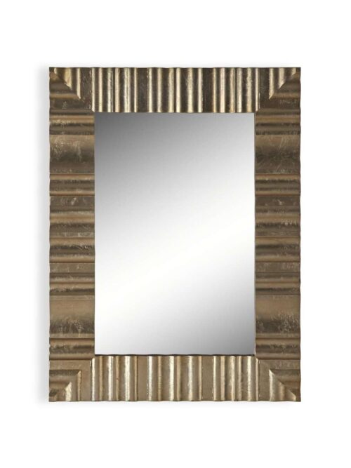 Specchio da Parete ZEST in Legno Oro Invecchiato