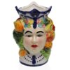 Vaso In Ceramica Decorato Con Lira