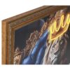Quadro Leone E Leopardo Gentleman Tela 100×100 Cm