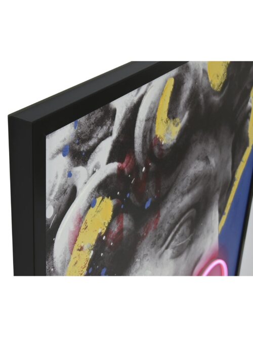 Quadro Moderno con LED Colorati su Tela