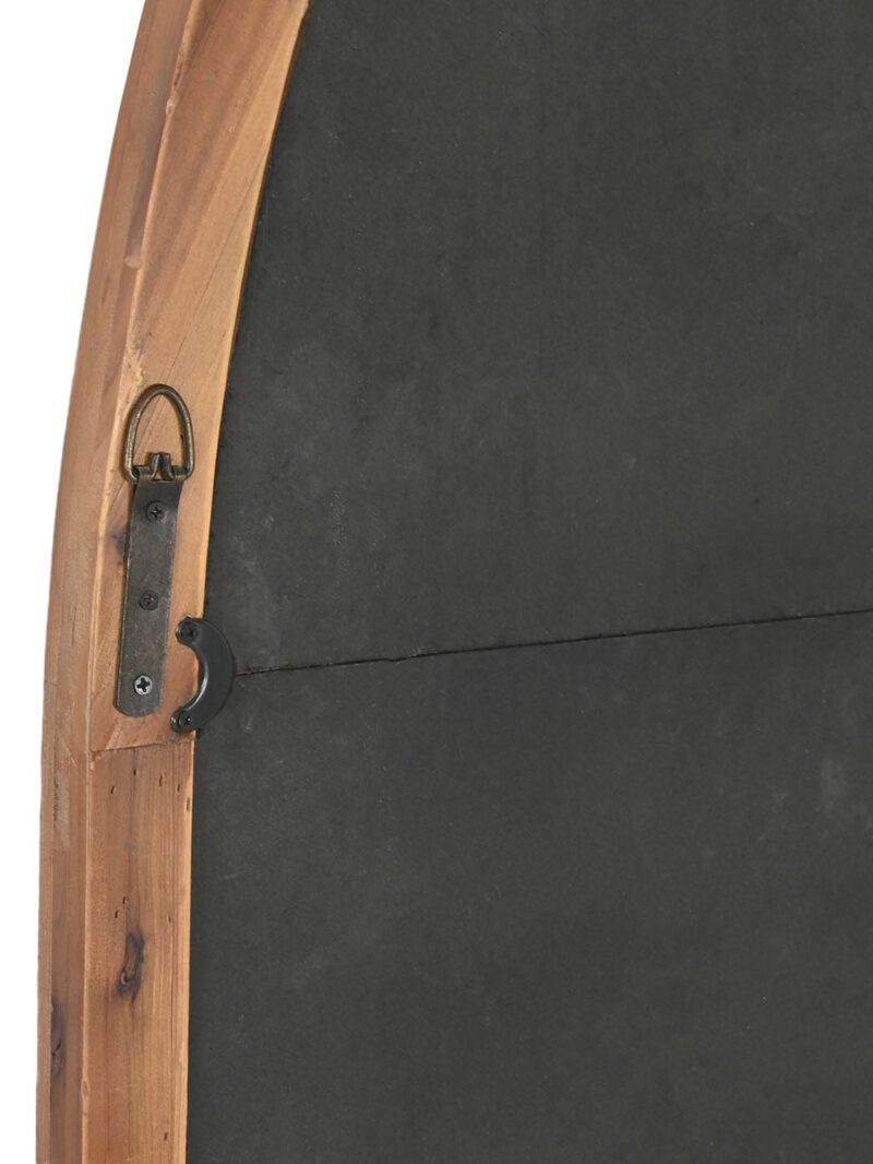Specchio Doppia Finestra Inglese Ad Arco Abete E Cristallo 150×186 Cm