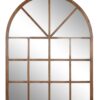 Specchio Doppia Finestra Inglese Ad Arco Abete E Cristallo 150×186 Cm