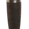 Vaso Ceramica 20X20X50 Cm Effetto Ossidato Marrone