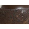 Vaso Ceramica 16X16X31 Cm Effetto Ossidato Marrone