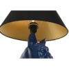 Lampada Da Tavolo In Resina Paralume Nero 36×36×55 Cm | Modelli Bulldog E Gorilla